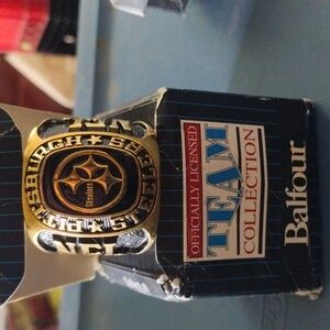 Pittsburgh Steelers ring paperweight